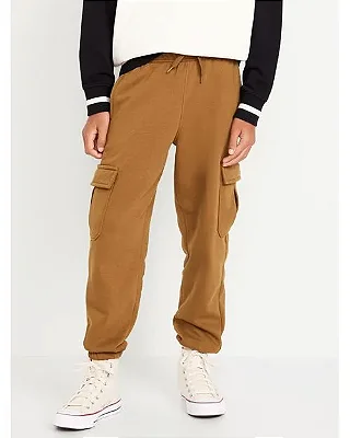 CALÇA CARGO FLANELADA OLD NAVY KIDS - CARAMELO - MENINO
