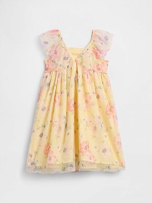 VESTIDO TULE GAP - FLORAL AMARELO - MENINA