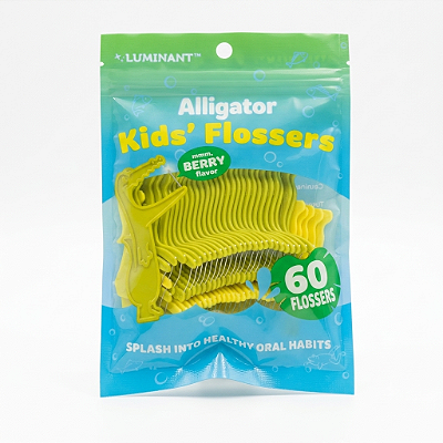 FIO DENTAL INFANTIL LUMINANT - DINOSSAUROS - 60 UN.