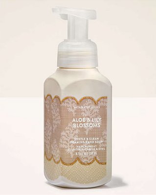 ESPUMA LÍQUIDA PARA AS MÃOS - ALOE & LILY BLOSSOMS - BATH & BODY WORKS 259ML