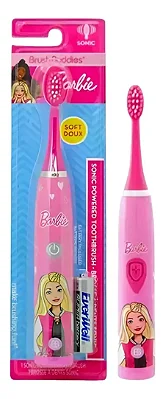ESCOVA DE DENTE ELÉTRICA INFANTIL BRUSH BUDDIES - BARBIE