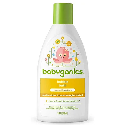 ESPUMA DE BANHO BABYGANICS - CAMOMILA VERBENA 591 ML
