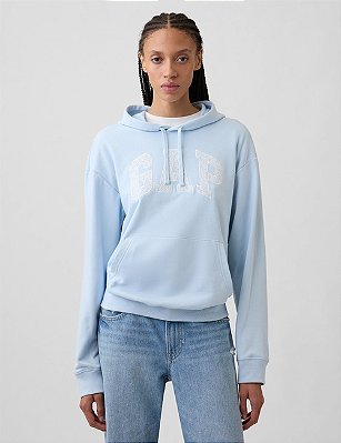 MOLETOM FLANELADO GAP - AZUL - FEMININO