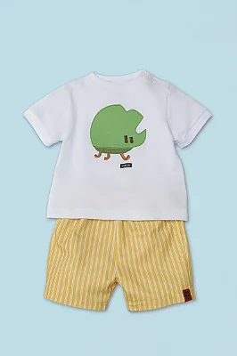 CONJUNTO VERÃO 2 PEÇAS GREEN - BESOURO - MENINO