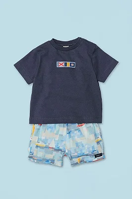 CONJUNTO VERÃO 2 PEÇAS GREEN - MONACO - MENINO