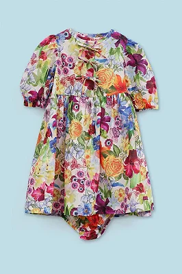 VESTIDO GREEN FLORIR- MENINA