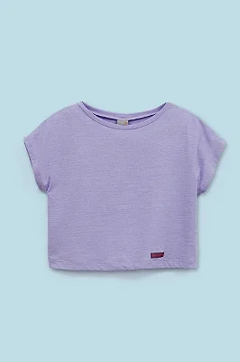 CAMISETA DRY FIT GREEN KIDS - LAVANDA - MENINA