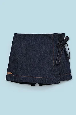 SHORT SAIA GREEN KIDS - JEANS - MENINA