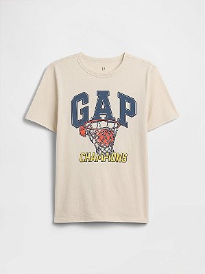 CAMISETA MANGA CURTA GAP - BASQUETE - MENINO