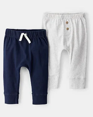 KIT 2 CALÇAS CARTER'S - AZUL E BRANCO - MENINO