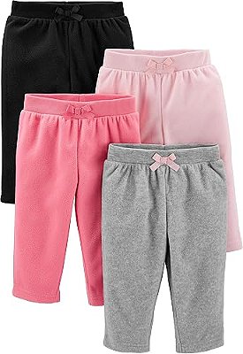 KIT 4 CALÇAS FLEECE SIMPLE JOYS made by CARTER'S - BASIC - MENINA