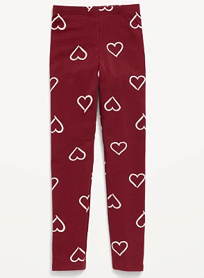CALÇA LEGGING OLD NAVY - CORAÇÕES - MENINA