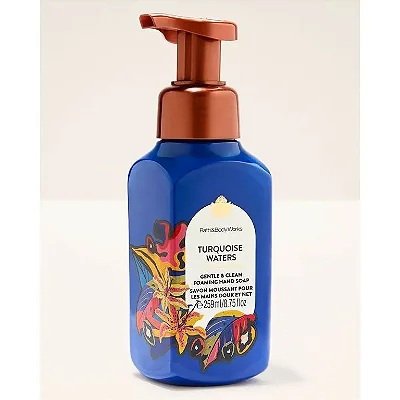 SABONETE ESPUMA PARA AS MÃOS - TURQUOISE WATERS - BATH & BODY WORKS 259ML