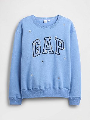 MOLETINHO FLANELADO GAP - FLORAL AZUL - FEMININO
