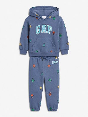 CONJUNTO FLANELADO 2 PEÇAS GAP - ROBÔZINHO - MENINO