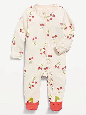 MACACÃO COM PÉ OLD NAVY - CEREJA - MENINA