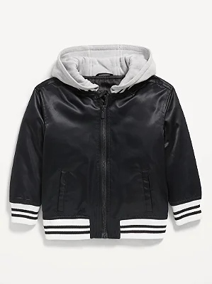 JAQUETA BOMBER OLD NAVY - PRETA - MENINO