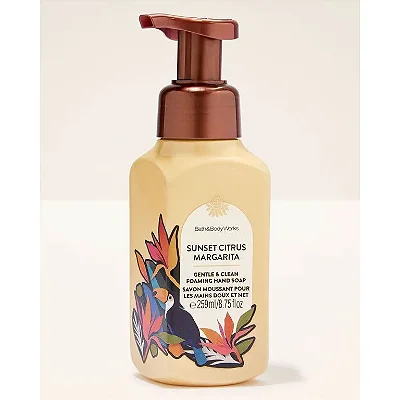 SABONETE ESPUMA PARA AS MÃOS - SUNSET CITRUS MARGARITA - BATH & BODY WORKS 259ML