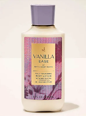 LOÇÃO CORPORAL HIDRATANTE BATH & BODY WORKS - VANILLA EASE - 236mL