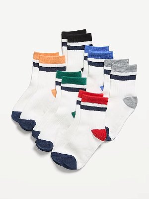 KIT 6 MEIAS OLD NAVY - BÁSICAS - MENINO