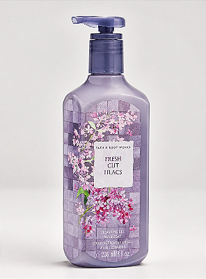 SABONETE EM GEL BATH & BODY WORKS - FRESH CUT LILACS - 236ML