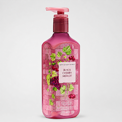 SABONETE EM GEL BATH & BODY WORKS - BLACK CHERRY MERLOT - 236ML