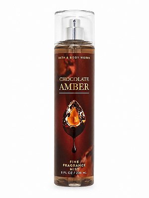 BODY SPLASH BATH & BODY WORKS - CHOCOLATE AMBER - 236mL