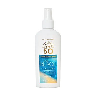 PROTETOR SOLAR SPRAY BATH & BODY WORKS FPS50+ - AT THE BEACH - 177mL