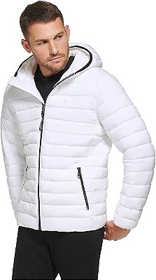 JAQUETA PUFFER CALVIN KLEIN - BRANCA - MASCULINA