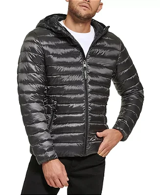 JAQUETA PUFFER CALVIN KLEIN - GRAFITE METÁLICO - MASCULINA
