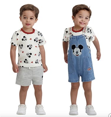 CONJUNTO 3 PEÇAS DISNEY - MICKEY - MENINO