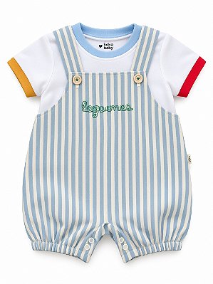 JARDINEIRA KEKO BABY - LEGUMES - MENINO