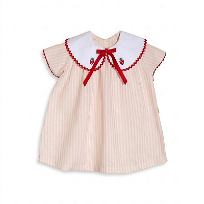 VESTIDO KEKO BABY - MORANGOS - MENINA