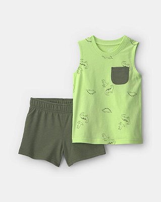 CONJUNTO VERÃO 2 PEÇAS CARTER'S - DINOS - MENINO