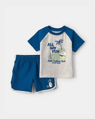 CONJUNTO VERÃO 2 PEÇAS CARTER'S - ALL DAY FUN - MENINO
