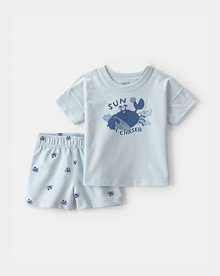 CONJUNTO VERÃO 2 PEÇAS CARTER'S - SIRIZINHO - MENINO