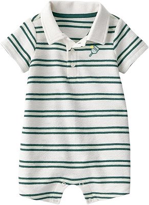 MACACÃO ROMPER CARTER'S - LISTRADINHO - MENINO