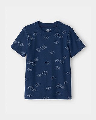 CAMISETA MANGA CURTA CARTER'S - PEIXINHOS - MENINO