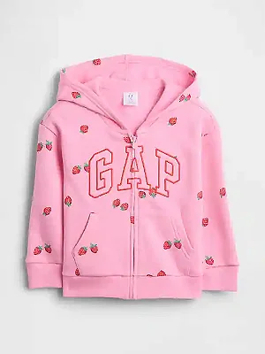 MOLETOM FLANELADO GAP - MORANGUINHOS - MENINA