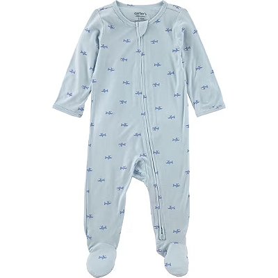 MACACÃO COM PÉ PURELYSOFT CHILD OF MINE by CARTER'S - TUBARÃO - MENINO