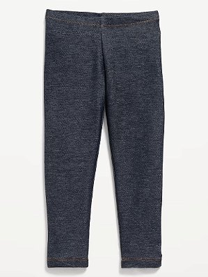 CALÇA LEGGING OLD NAVY - IMITA JEANS ESCURA - MENINA