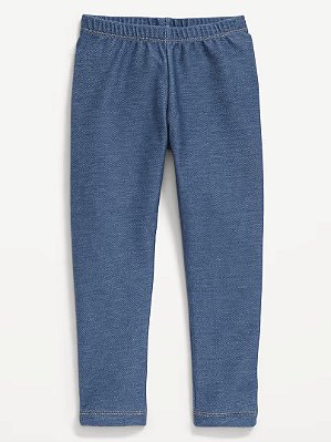 CALÇA LEGGING OLD NAVY - IMITA JEANS CLARA - MENINA