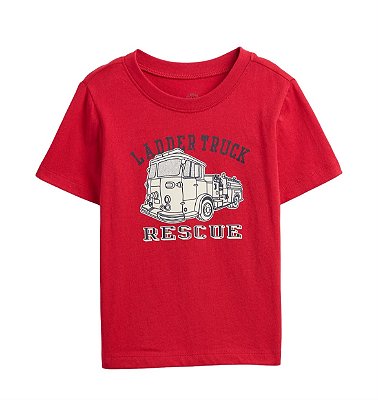 CAMISETA MANGA LONGA GAP - CAMINHÃO - MENINO