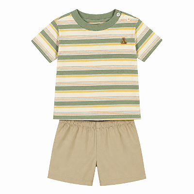 CONJUNTO 2 PEÇAS GAP - LISTRAS - MENINO