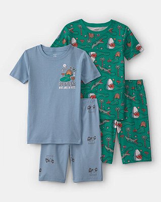 PIJAMA 4 PEÇAS CARTER'S KIDS - ADVENTURE - MENINO