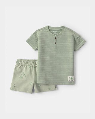 CONJUNTO VERÃO 2 PEÇAS CARTER'S - SAPO - MENINO