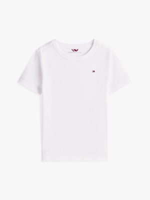 CAMISETA MANGA CURTA TOMMY HILFIGER - BRANCA - MENINO