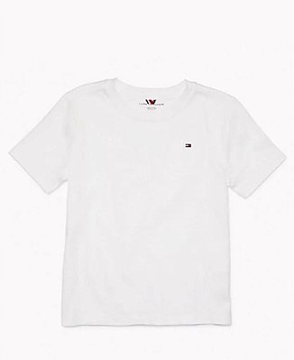 CAMISETA MANGA CURTA TOMMY HILFIGER KIDS - BRANCA - MENINO