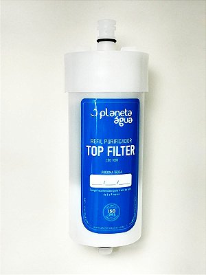 Refil ORIGINAL TOP FILTER Planeta Água para Impac Cristal, Mallory, Mondial e Durin H20