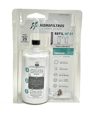Refil HidroFiltros Compatível Com Modelos Vitale e Acqua Bella